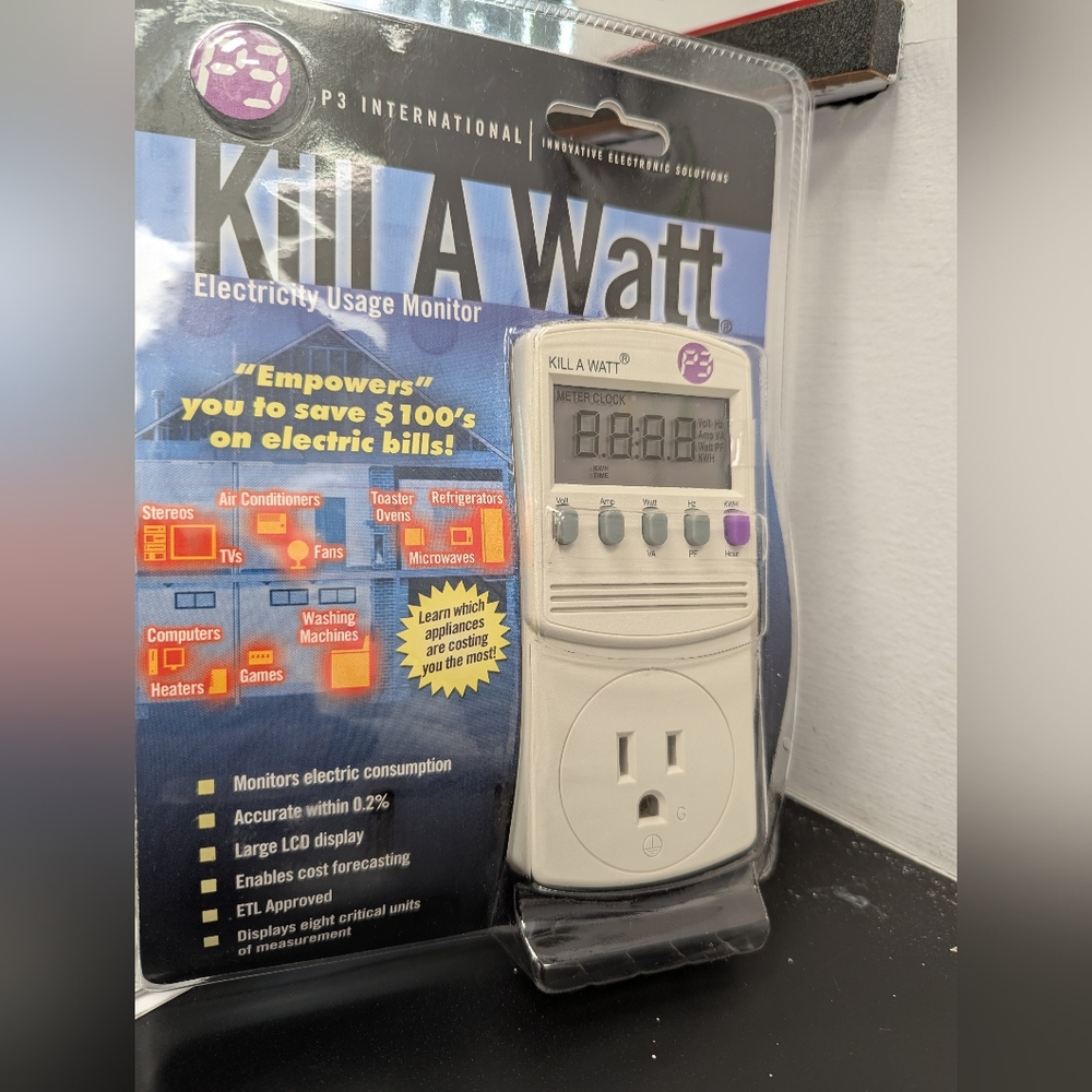 Kill A Watt Electricity Usage Monitor - White